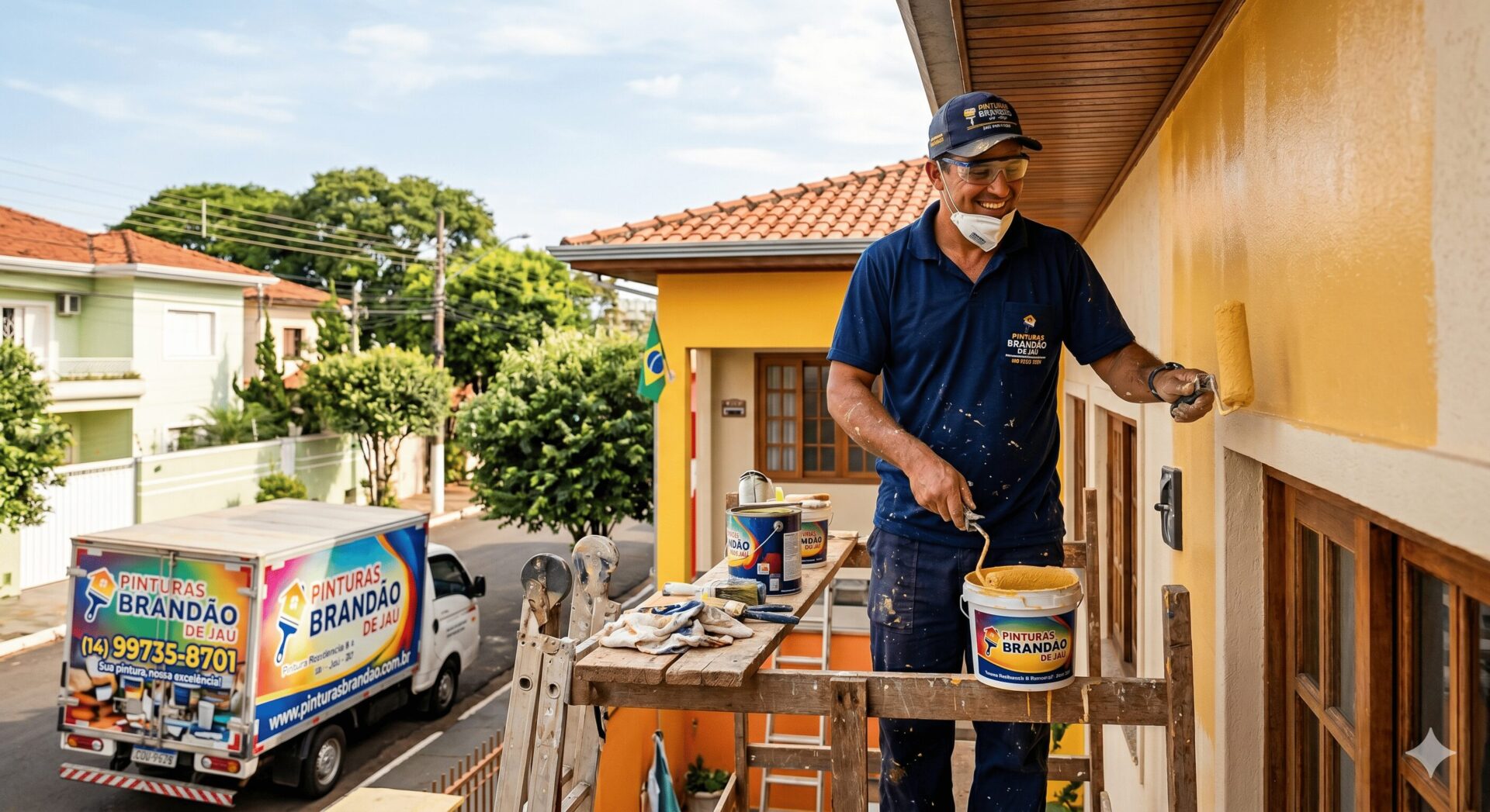 contato de Pintor em Jau